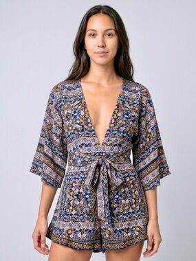 Lulus Floral Romper - Size Xl